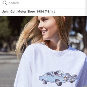John Galt Motor Show 1984 T-shirt (One Size)